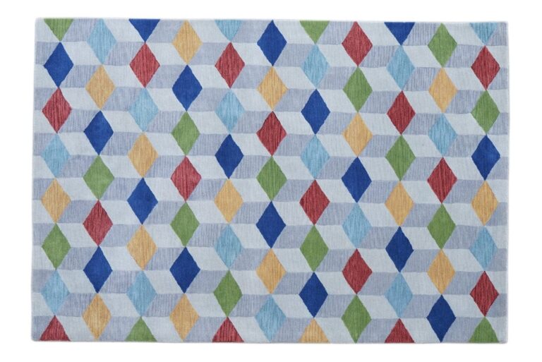 Wool Tufted Home Decor Area Rug,White