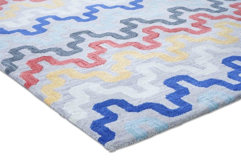 Wool Tufted Home Decor Area Rug,Multicolor