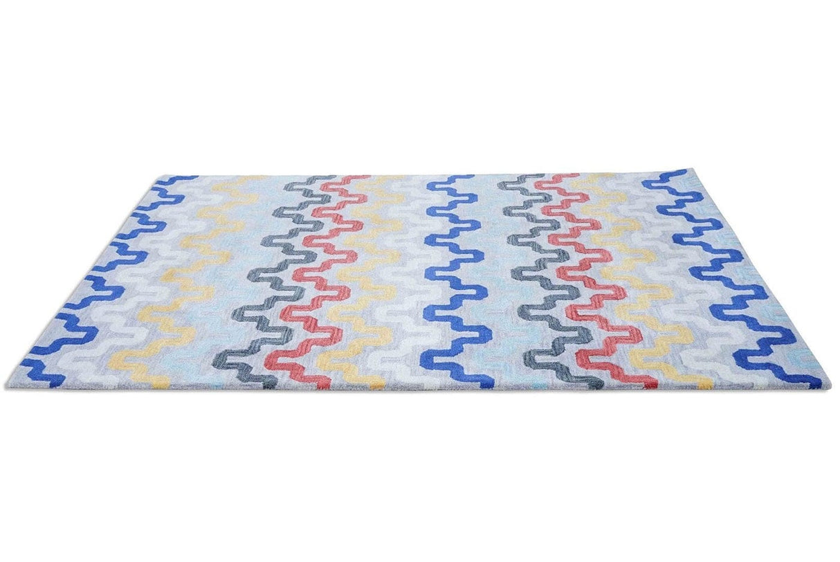 Wool Tufted Home Decor Area Rug,Multicolor