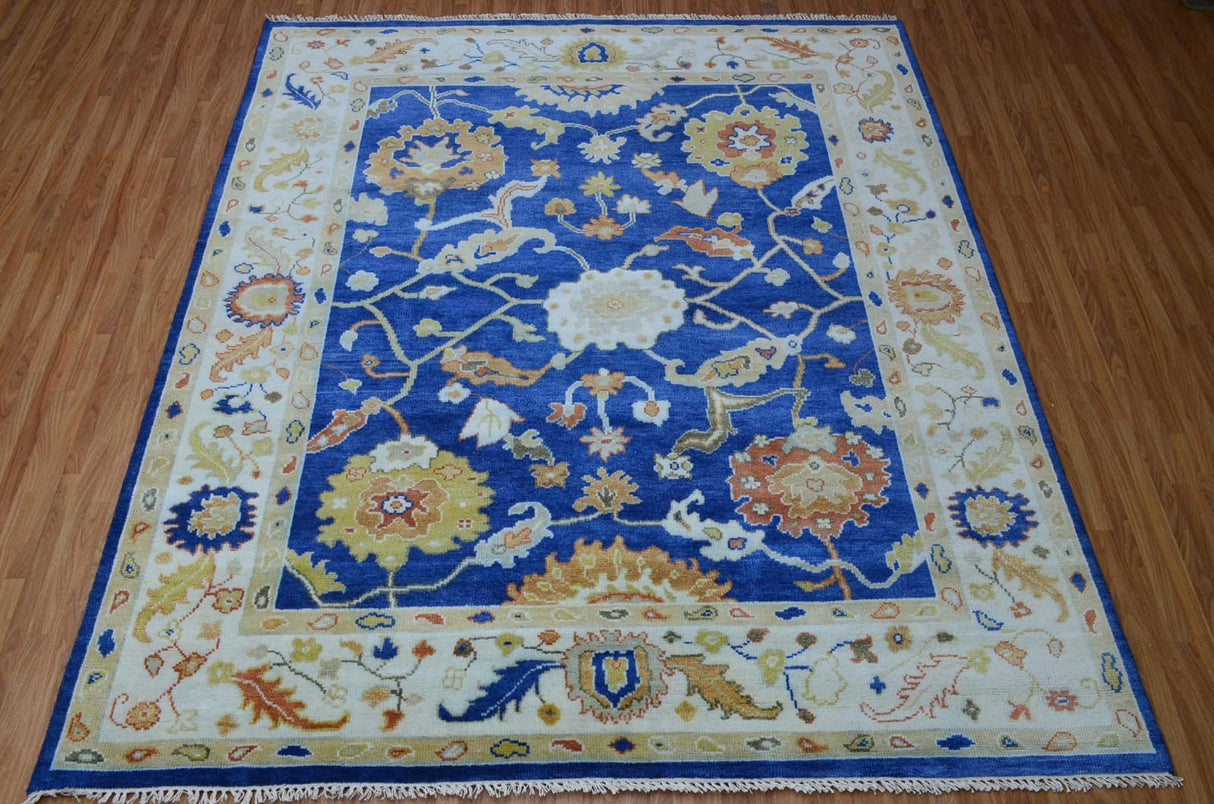 Traditional Large Handmade Oushak Area Rug, Decorative Oushak Rugs
