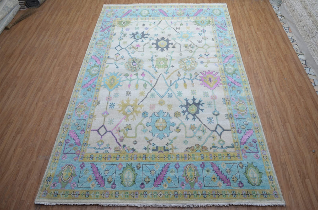 Wool Oushak Carpets,Modern Large Handmade Oushak Area Rug