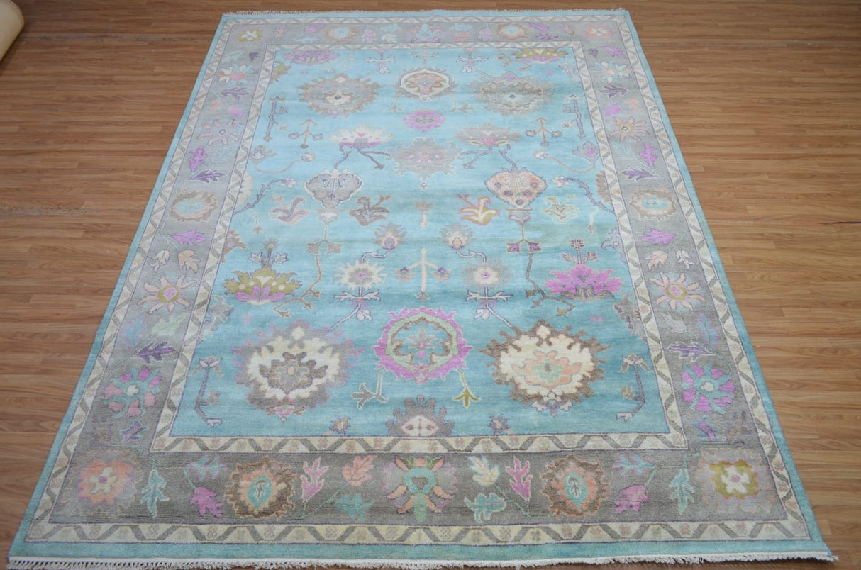 Luxury Oushak Carpets, Handmade Oushak Area Rug, Décor for Hallway