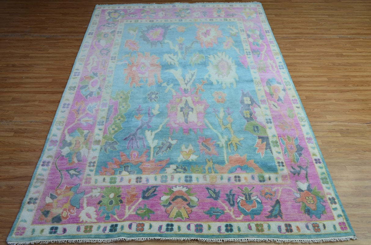 Traditional Large Handmade Oushak Area Rug,Luxury Oushak Carpets