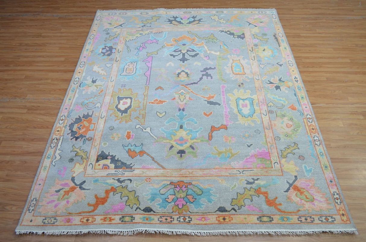Traditional Large Handmade Oushak Area Rug,Decorative Oushak Rugs