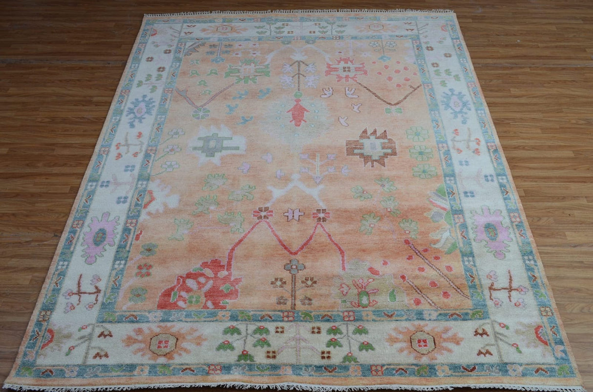 Pet-Friendly Oushak Carpet Oversized Oushak Rug, Handwoven Oushak Rugs