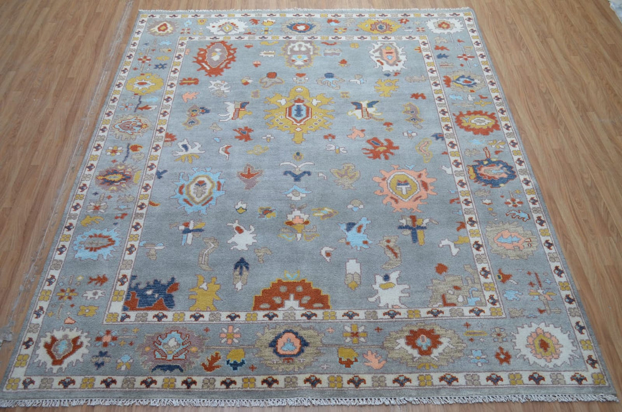 Wool Oushak Floor Rug, Traditional Oushak Rugs