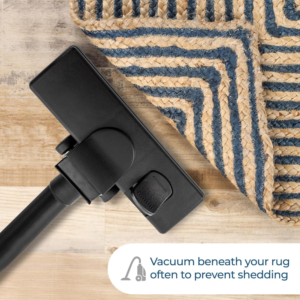 Rustic Bohemian Handwoven Jute Rug – Braided Area Carpet for Home Décor