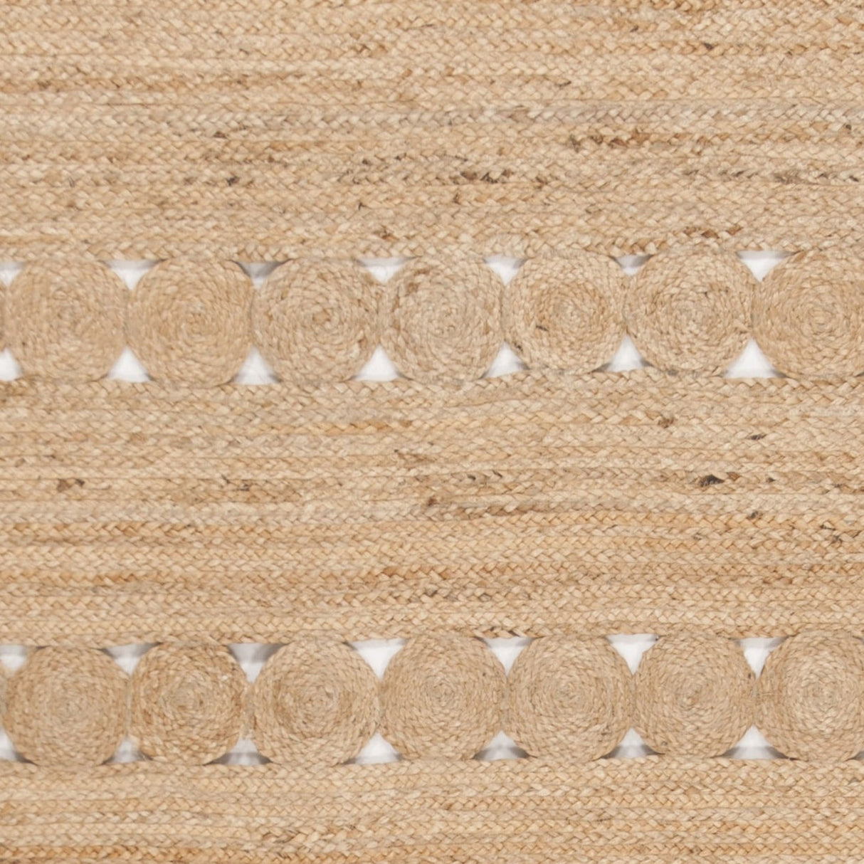 Braided Geometric Jute Rug – Handmade Kaelee Natural Fiber Area Rug