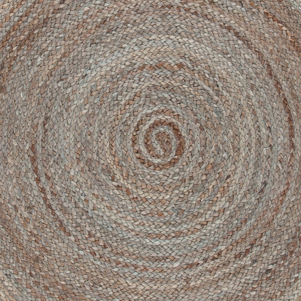 Braided Fringed Area Rug – Solid Color Handcrafted Floor Rug