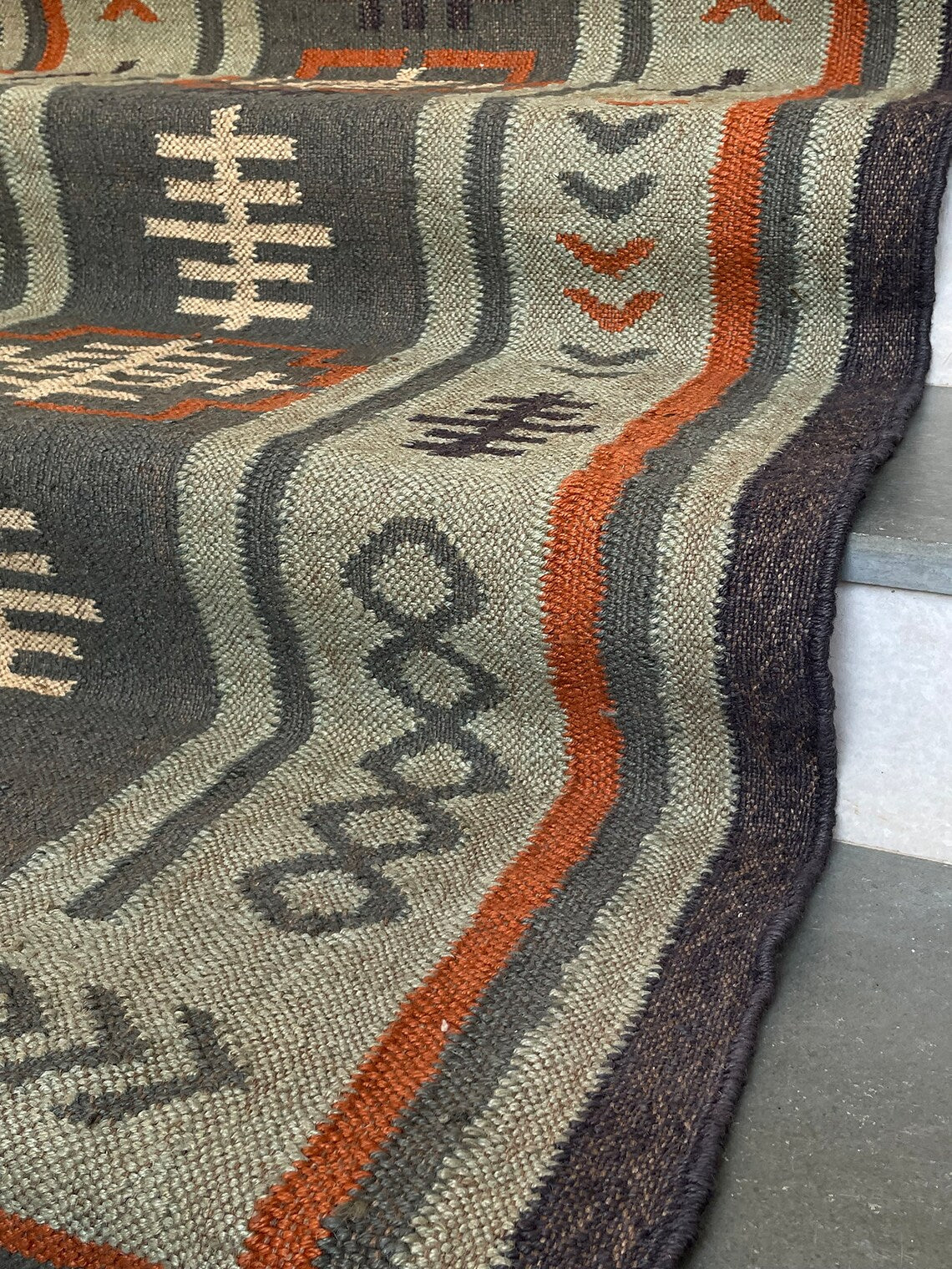 Luxury Wool Patterned Stair Runner – Refined Look