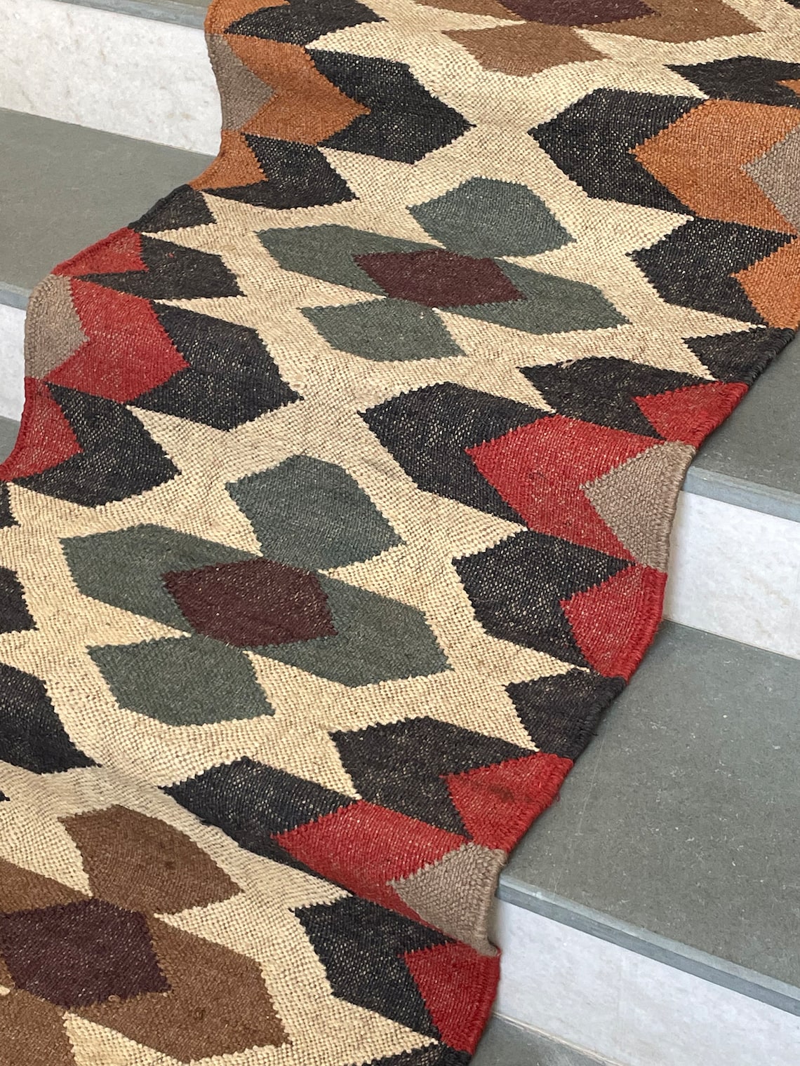 Eco-Conscious Wool Jute Stair Runner – Sustainable Choice