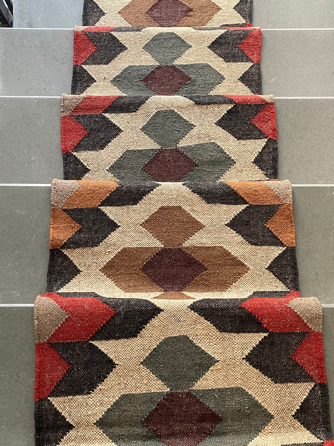 Eco-Conscious Wool Jute Stair Runner – Sustainable Choice