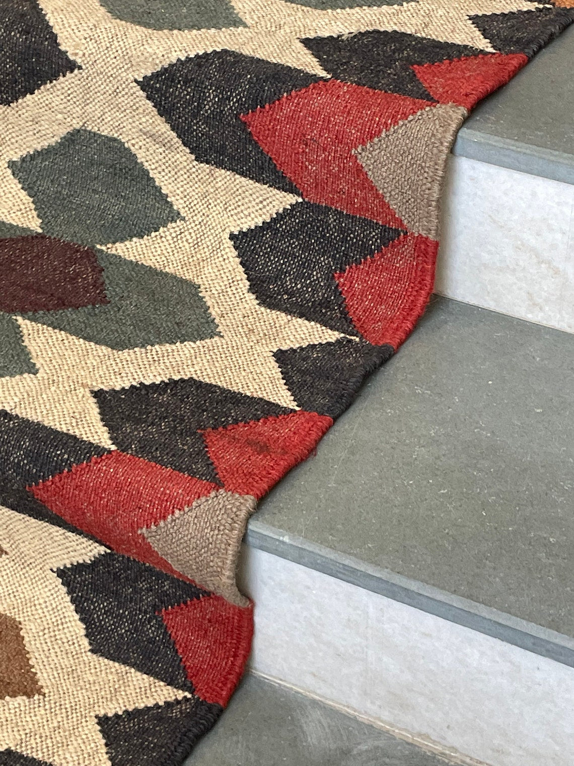 Eco-Conscious Wool Jute Stair Runner – Sustainable Choice