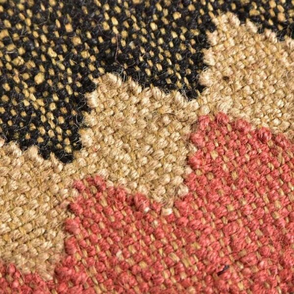 Rustic Wool Kilim Carpet Floral Pink Kilim Rug