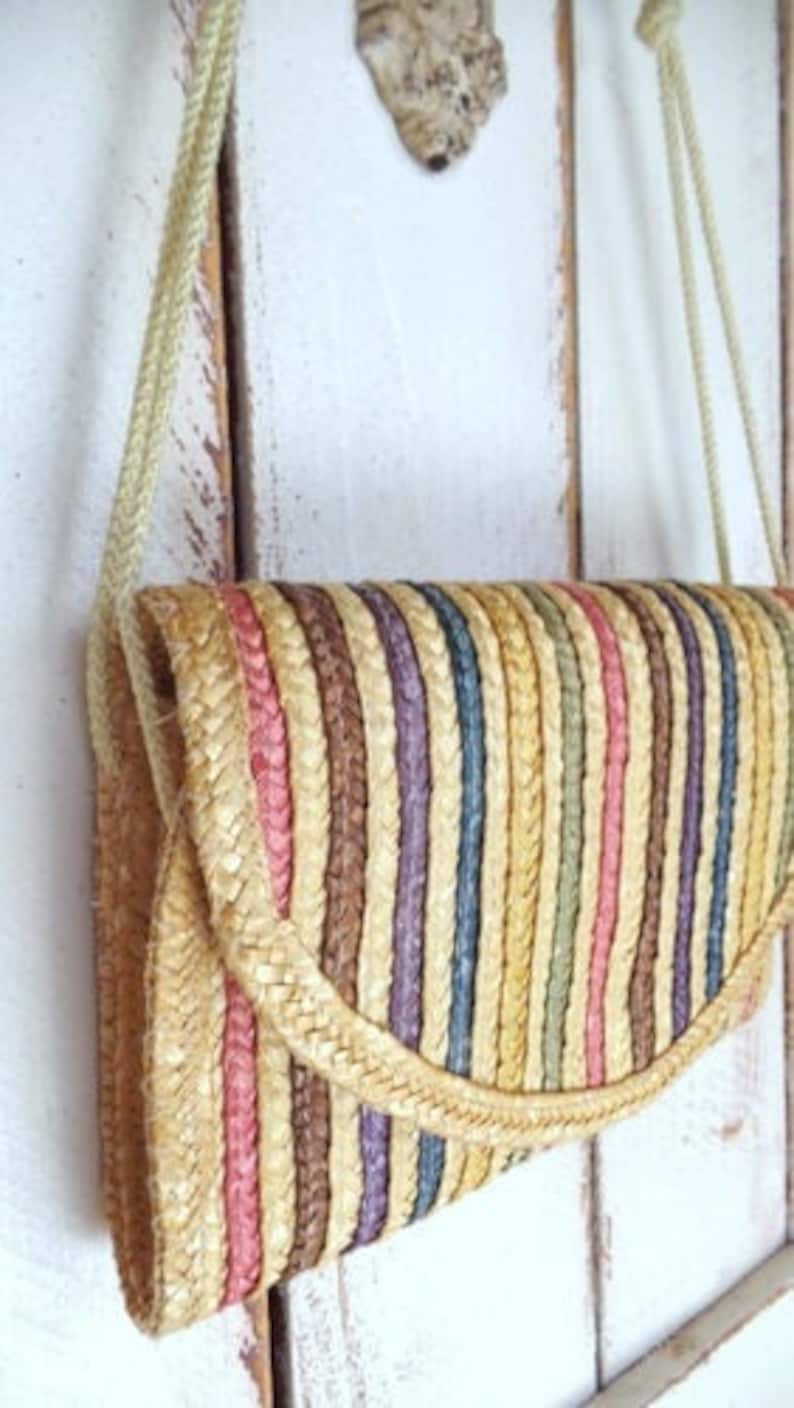 shoulder purse/woven rattan shoulder bag/woven raffia handbag
