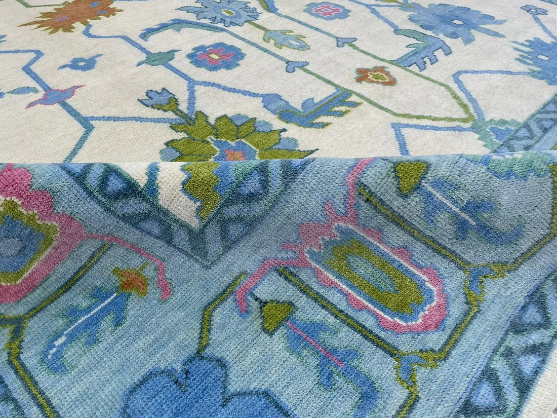 Modern Antique Oushak Rug,Handwoven Oushak Carpets