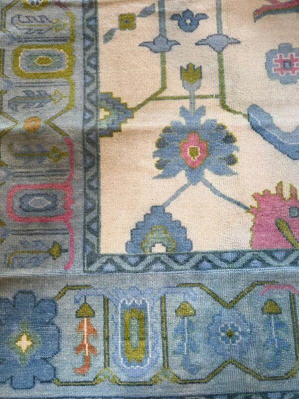 Modern Antique Oushak Rug,Handwoven Oushak Carpets