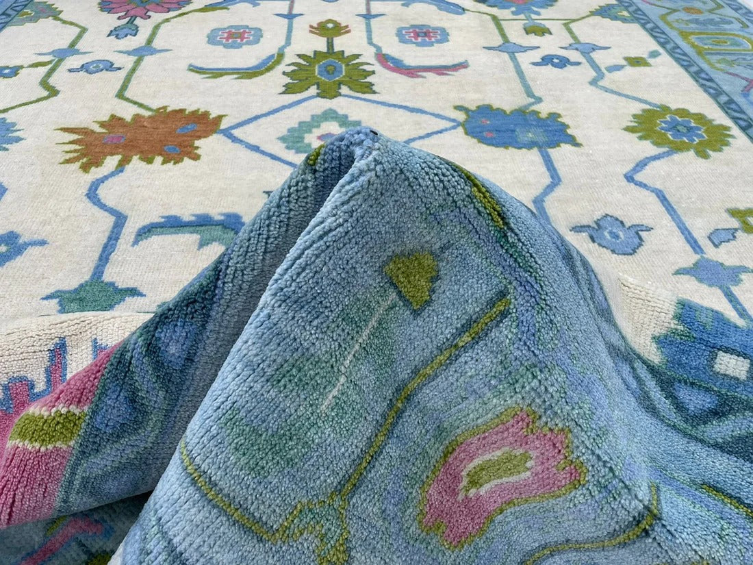 Modern Antique Oushak Rug,Handwoven Oushak Carpets