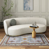 Hand-Knotted Contemporary Oushak Rug,Wool Oushak Carpets