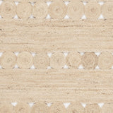 Braided Geometric Jute Rug – Handmade Kaelee Natural Fiber Area Rug