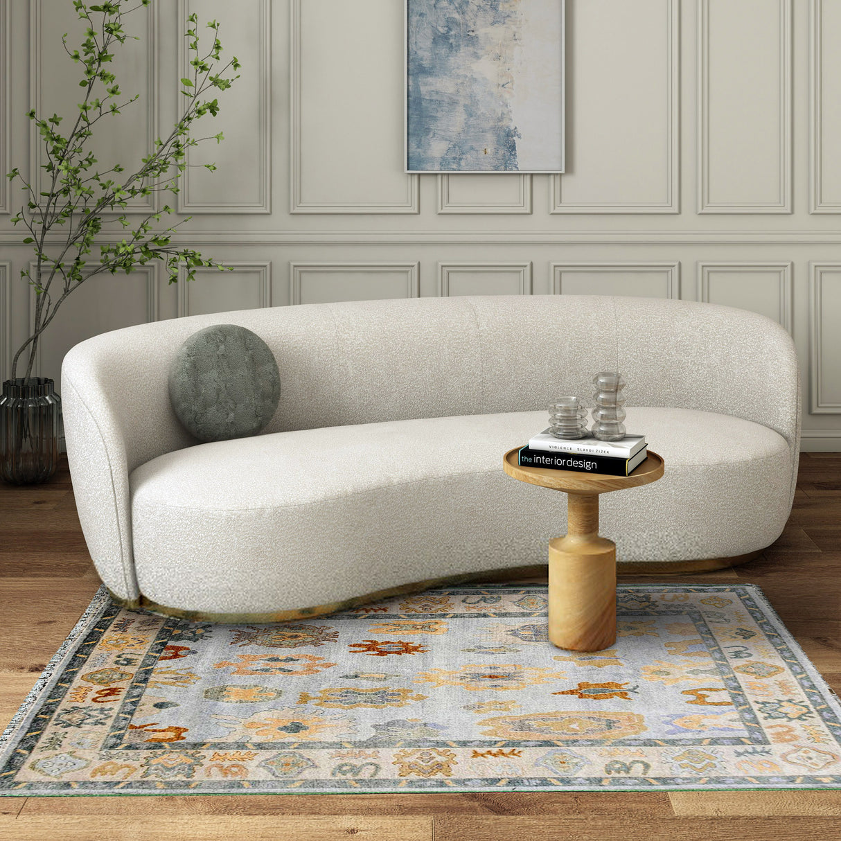 Handmade Home Decor Oushak Rug, Wool Oushak Carpets