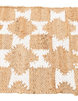 Beige Hand Braided Jute Rug, Hemp Jute Rug
