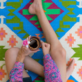 Colorful Kilim Rug Handmade, Woolen Rug