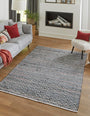 Indian Hand Braided Colorful Cotton Jute Rug