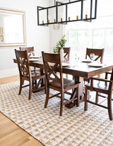 Hand Woven Cotton-Jute Rug, Sustainable Home Décor Rug