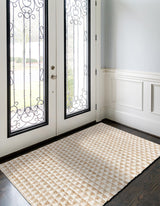 Hand Woven Cotton-Jute Rug, Sustainable Home Décor Rug