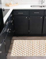 Hand Woven Cotton-Jute Rug, Sustainable Home Décor Rug
