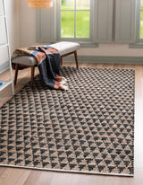 Hand Woven Cotton-Jute Rug, Sustainable Home Décor Rug