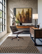 Hand Woven Cotton-Jute Rug, Sustainable Home Décor Rug
