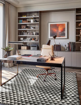 Hand Woven Cotton-Jute Rug, Sustainable Home Décor Rug