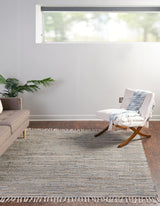 Hand Woven Chindi Jute Rug, Natural Jute Rugs