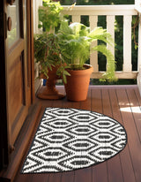 Hand Woven Chindi Jute Hearth Rug for Living Room