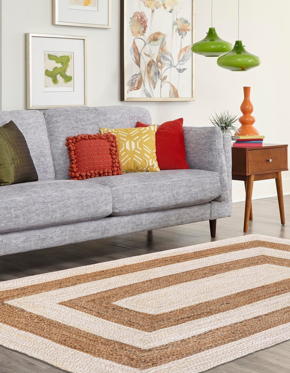 Eco-Friendly Hand Braided Jute Rug – Artisan Natural Fiber Rug from India