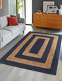 Eco-Friendly Hand Braided Jute Rug – Artisan Natural Fiber Rug from India