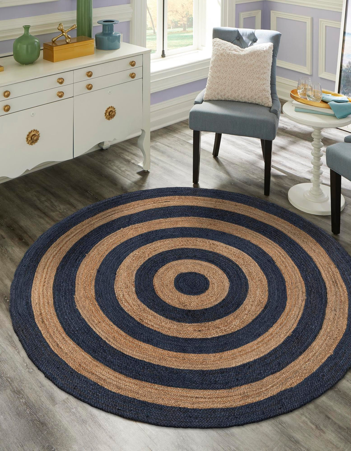 Eco-Friendly Hand Braided Jute Rug – Artisan Natural Fiber Rug from India