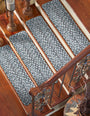0' 9 x 2' 6 Hand Braided Chindi Stair Rug,Indoor-outdoor stair Tread Rugs