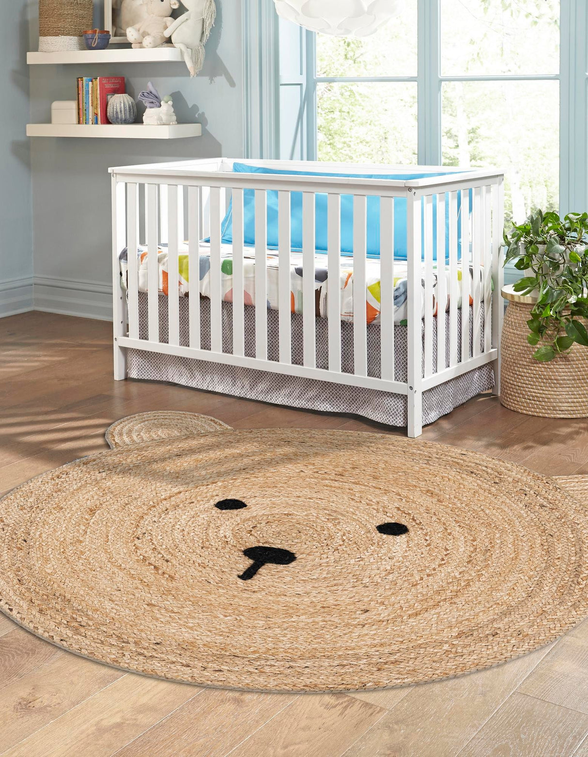 Hand Braided Kids Braided Jute Round Rug