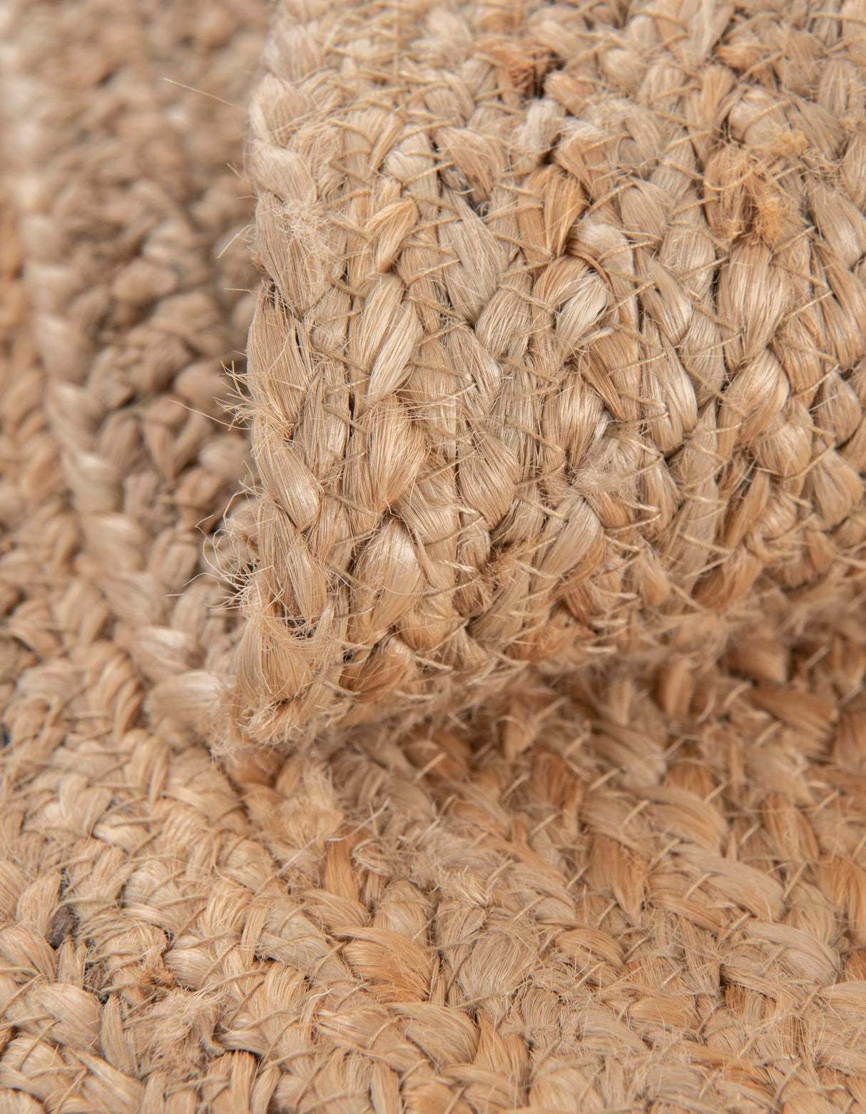 Hand Braided Kids Braided Jute Round Rug