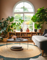 Hand Scallop Braided Jute Rug