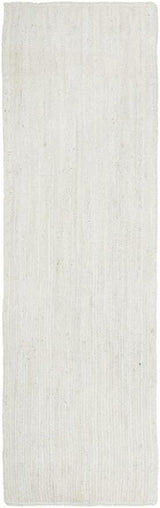 Natural door mat White jute braided