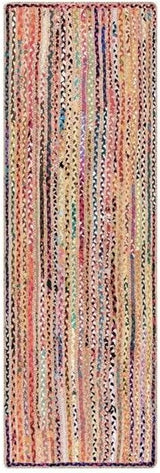 Multi Cotton & Jute Braided Jute Area Rugs