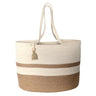 Braided Jute & Cotton Hand Bag | Women's Tote Shoulder Bag