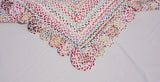 White Hand Woven Scalloped Cotton Rugs Washable  Best Gift For Home Decor