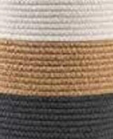 Handwowen Jute Planter Pots/Storage Basket with Handle, Multi-Purpose Storage Bag