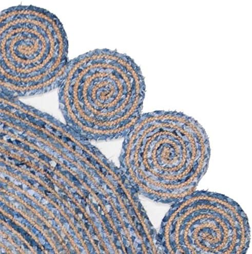 Gole Design Round Braided Carpet Rug