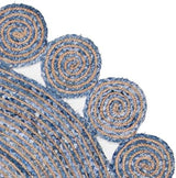 Gole Design Round Braided Carpet Rug